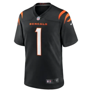 Jamarr chase cincinnati bengals nike game jersey Black M