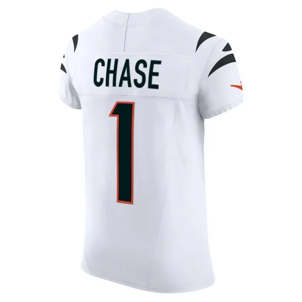 Jamarr chase cincinnati bengals nike vapor f.u.s.e. elite jersey White 48
