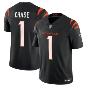 Jamarr chase cincinnati bengals nike vapor f.u.s.e. limited jersey Black