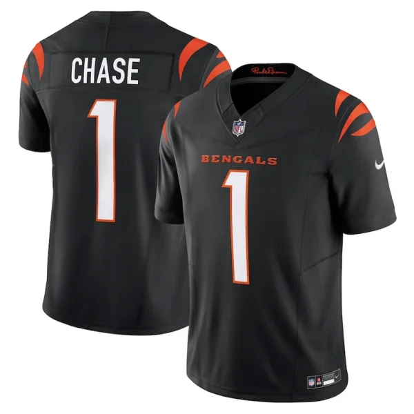 Jamarr chase cincinnati bengals nike vapor f.u.s.e. limited jersey Black