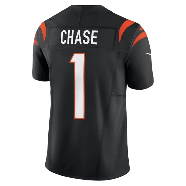 Jamarr chase cincinnati bengals nike vapor f.u.s.e. limited jersey Black L