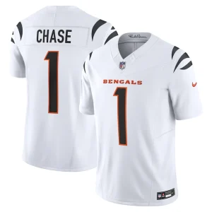 Jamarr chase cincinnati bengals nike vapor f.u.s.e. limited jersey White