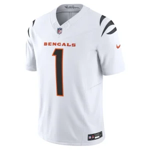 Jamarr chase cincinnati bengals nike vapor f.u.s.e. limited jersey White M
