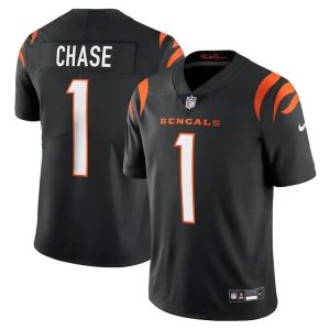 Jamarr chase cincinnati bengals nike vapor untouchable limited jersey Black
