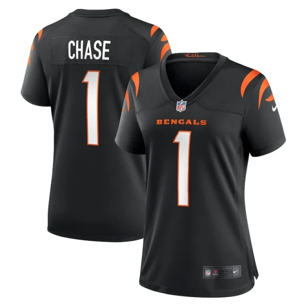 Jamarr chase cincinnati bengals nike womens game jersey Black