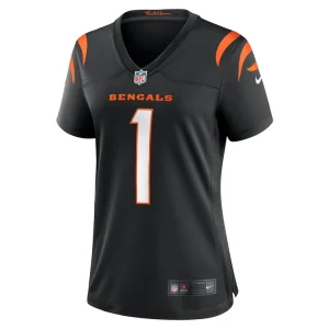 Jamarr chase cincinnati bengals nike womens game jersey Black M