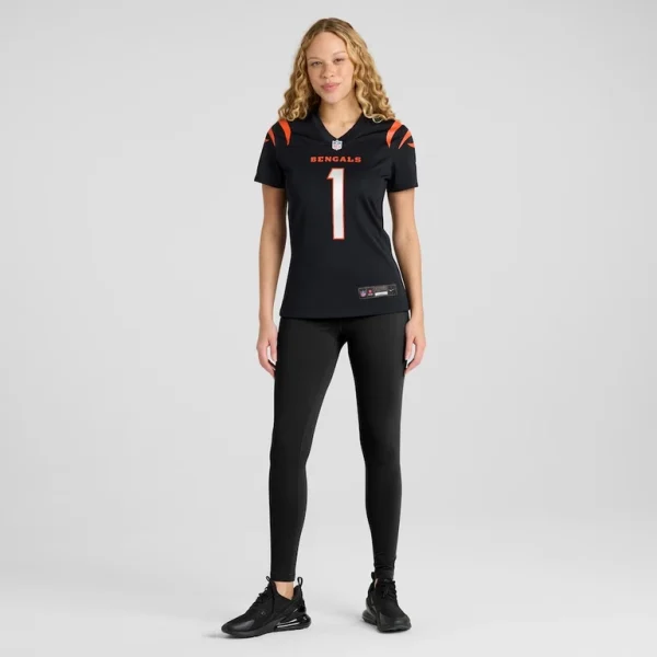Jamarr chase cincinnati bengals nike womens game jersey Black XL