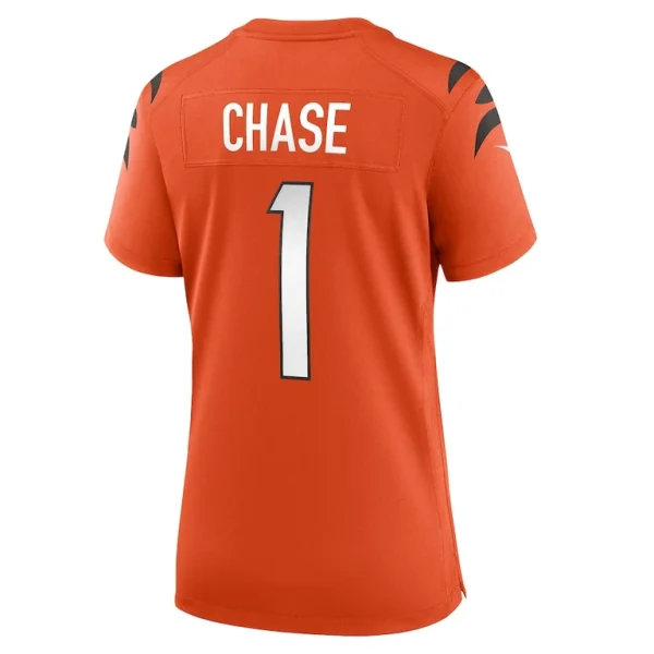 Jamarr chase cincinnati bengals nike womens game jersey Orange L