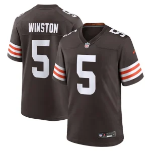 Jameis winston cleveland browns nike team game jersey Brown