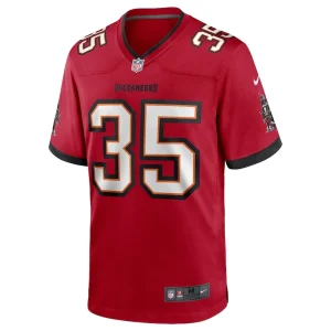 Jamel dean tampa bay buccaneers nike game jersey Red M