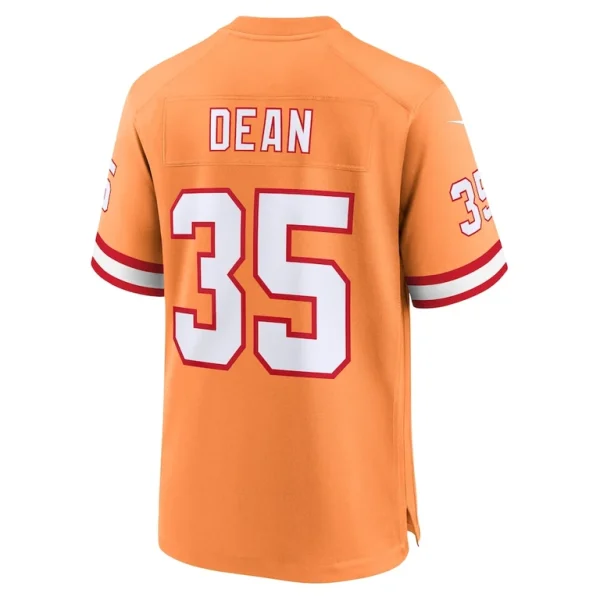Jamel dean tampa bay buccaneers nike throwback game jersey Orange L