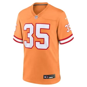 Jamel dean tampa bay buccaneers nike throwback game jersey Orange M
