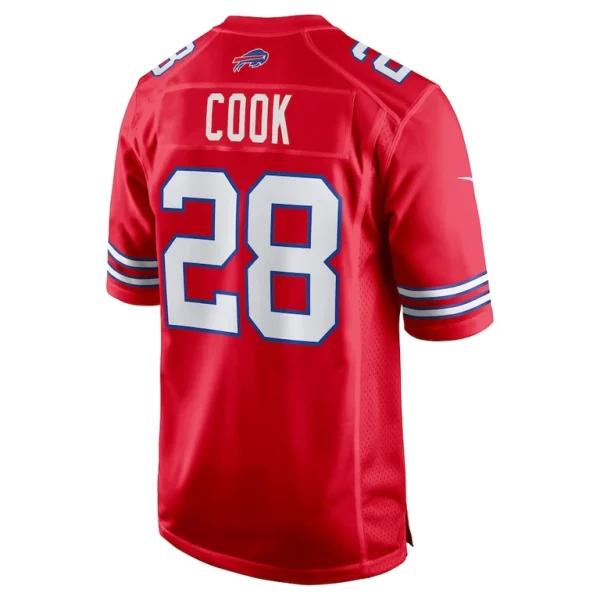 James cook buffalo bills nike alternate game jersey Red L