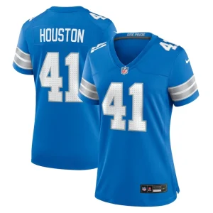 James houston detroit lions nike womens team game jersey Blue