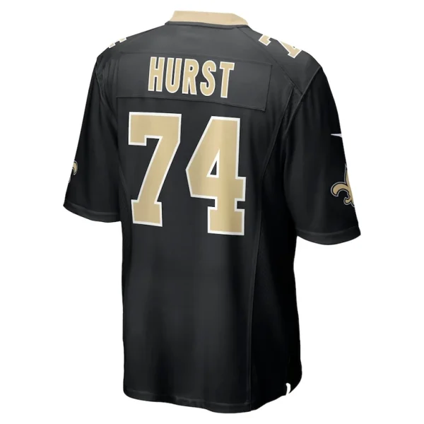 James hurst new orleans saints nike game jersey Black L