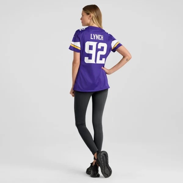 James lynch minnesota vikings nike womens game player jersey Purple 2XL