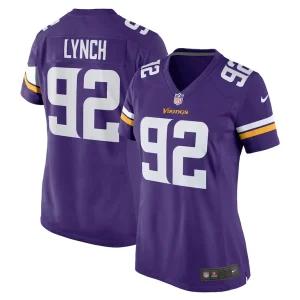 James lynch minnesota vikings nike womens game player jersey Purple
