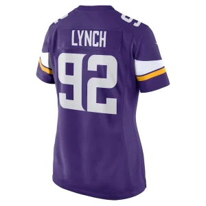 James lynch minnesota vikings nike womens game player jersey Purple L