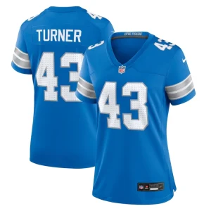 James turner detroit lions nike womens game jersey Blue