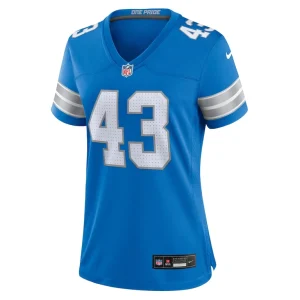 James turner detroit lions nike womens game jersey Blue M