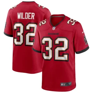 James wilder tampa bay buccaneers nike game retired player jersey Red
