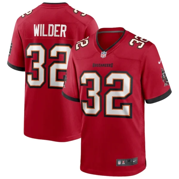 James wilder tampa bay buccaneers nike game retired player jersey Red