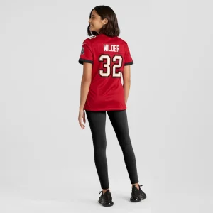 James wilder tampa bay buccaneers nike womens game retired player jersey Red 2XL
