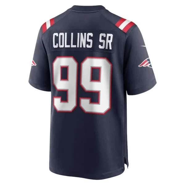Jamie collins sr. new england patriots nike home game player jersey Navy L
