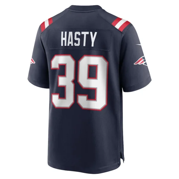 Jamycal hasty new england patriots nike team game jersey Navy L