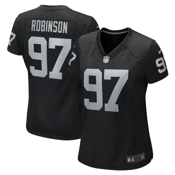 Janarius robinson las vegas raiders nike womens team game jersey Black