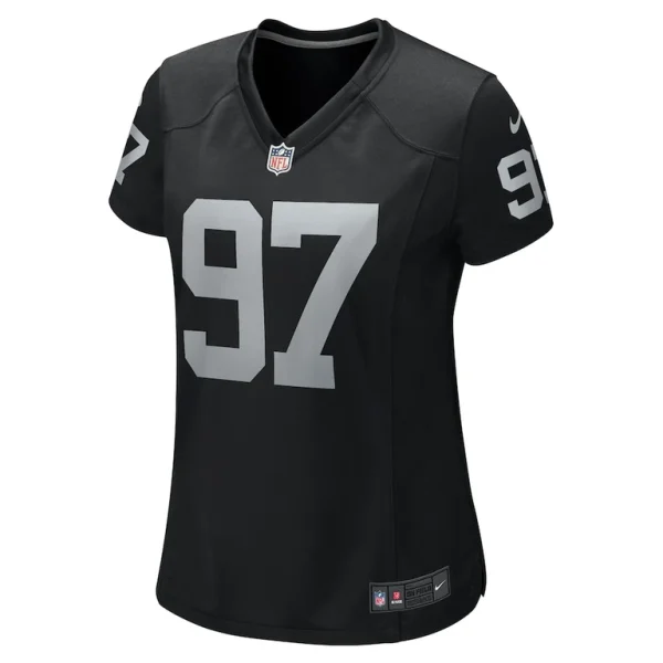 Janarius robinson las vegas raiders nike womens team game jersey Black M