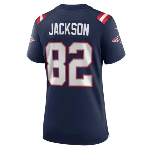 Jaquae jackson new england patriots nike womens game jersey Navy L