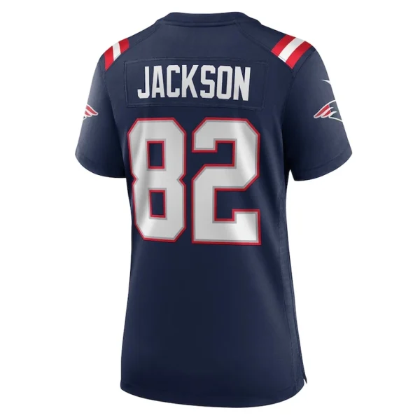 Jaquae jackson new england patriots nike womens game jersey Navy L