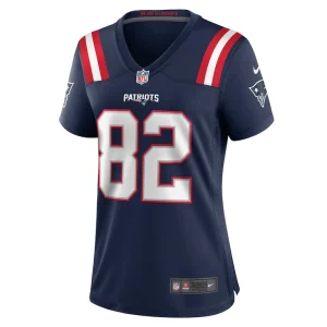 Jaquae jackson new england patriots nike womens game jersey Navy M
