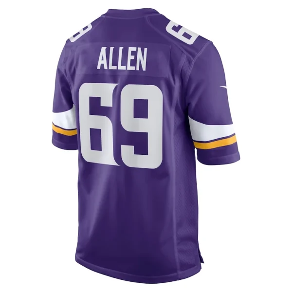 Jared allen minnesota vikings nike retired player game jersey Purple L