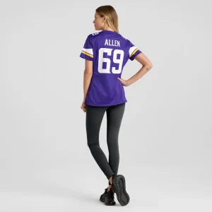 Jared allen minnesota vikings womens nike retired player game jersey Purple 2XL