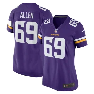 Jared allen minnesota vikings womens nike retired player game jersey Purple