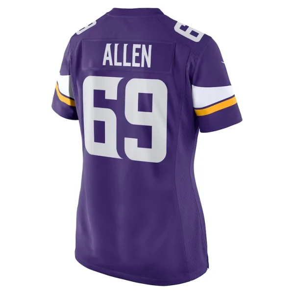 Jared allen minnesota vikings womens nike retired player game jersey Purple L