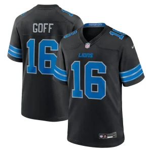 Jared goff detroit lions nike 2nd alternate game jersey Black