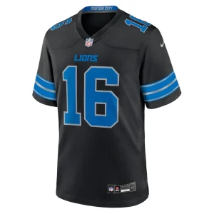Jared goff detroit lions nike 2nd alternate game jersey Black M