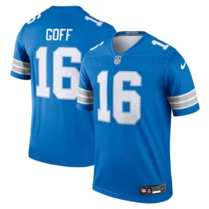 Jared goff detroit lions nike team legend player performance top Blue