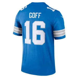 Jared goff detroit lions nike team legend player performance top Blue L