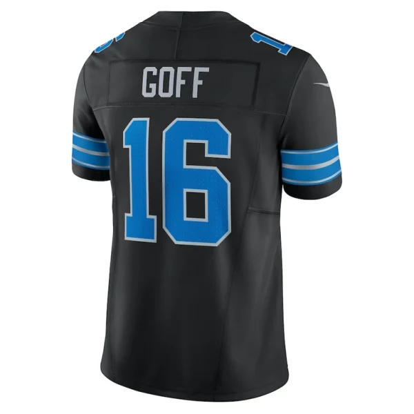 Jared goff detroit lions nike vapor f.u.s.e. limited jersey Black L