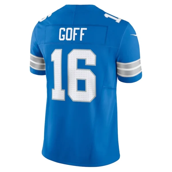 Jared goff detroit lions nike vapor f.u.s.e. limited jersey Blue L