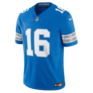 Jared goff detroit lions nike vapor f.u.s.e. limited jersey Blue M