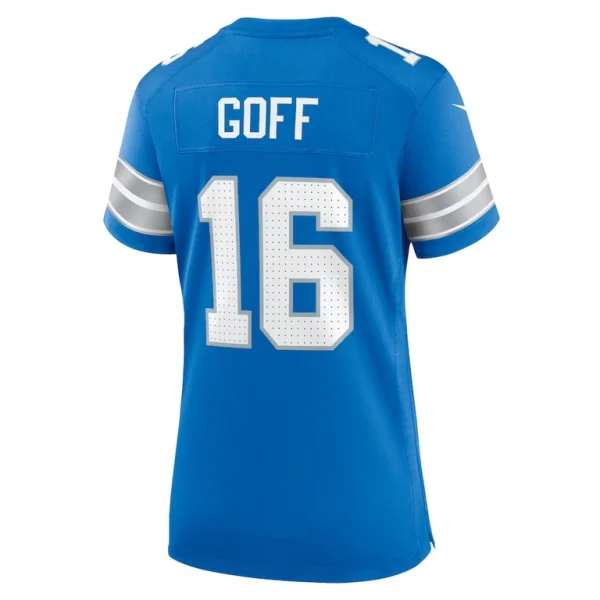 Jared goff detroit lions nike womens game jersey Blue L