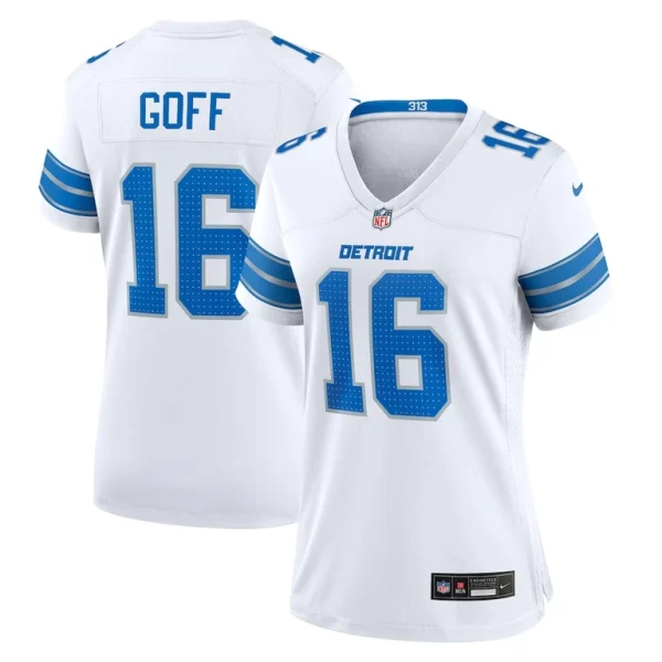 Jared goff detroit lions nike womens game jersey White