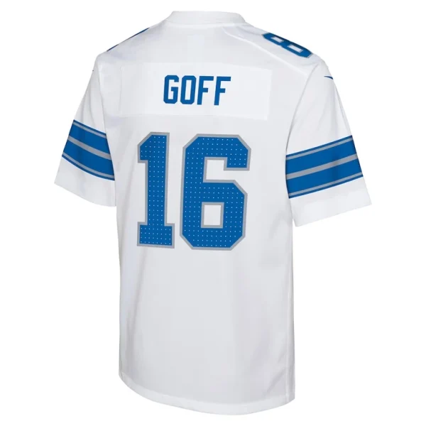 Jared goff detroit lions nike youth player game jersey White Yth L