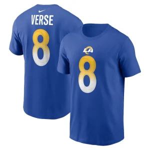 Jared verse los angeles rams nike 2024 nfl draft first round pick name number t shirt Royal