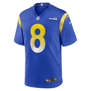 Jared verse los angeles rams nike player game jersey Royal M